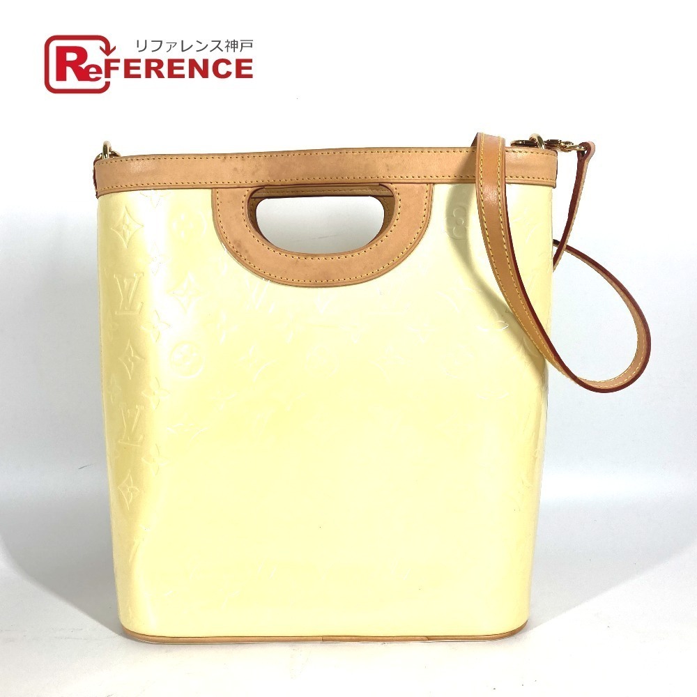 Louis Vuitton Monogram Vernis Stillwood Shoulder Handbag Perle White